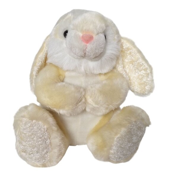 Goffa International Cream Bunny Rabbit Plush 12.5 Inch - Picture 1 of 6